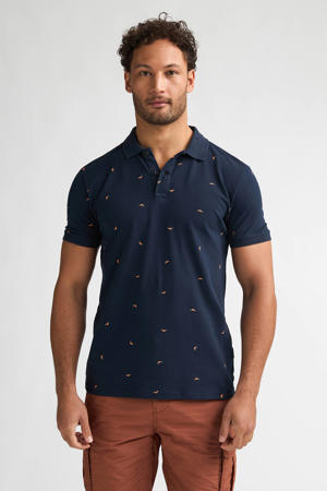regular fit polo - donkerblauw