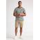 Petrol Industries linnen regular fit chino short - lichtbruin
