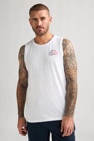 regular fit tanktop - wit