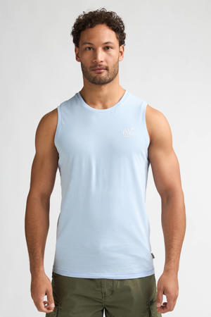 regular fit tanktop - lichtblauw