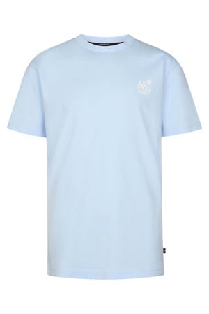 regular fit T-shirt - lichtblauw