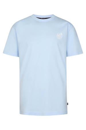 regular fit T-shirt - lichtblauw
