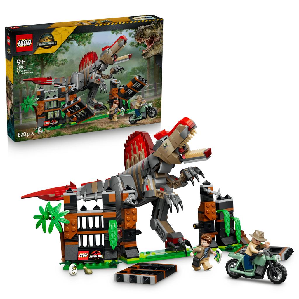 LEGO Jurassic World Spinosaurus Ontsnapping Speelgoed 77982