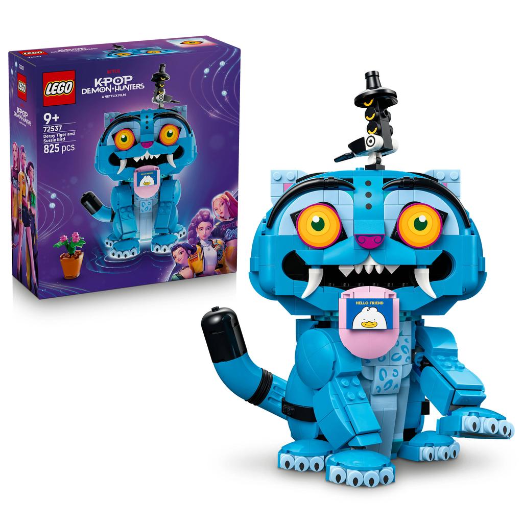 LEGO KPop Demon Hunters Derpy Tiger en Sussie Bird Dieren Speelgoed - 72537