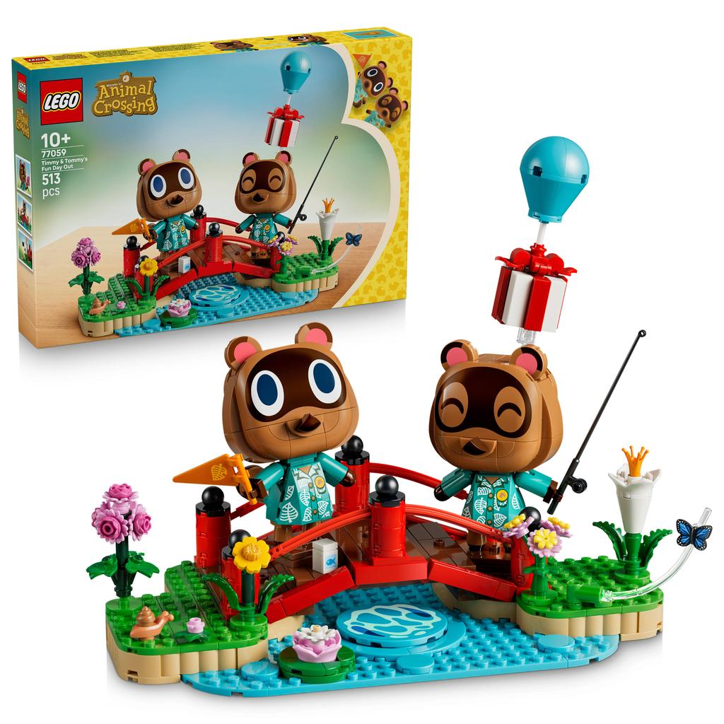 LEGO Animal Crossing Dagje Vrij met Timmy en Tommy Game Speelgoed 77059