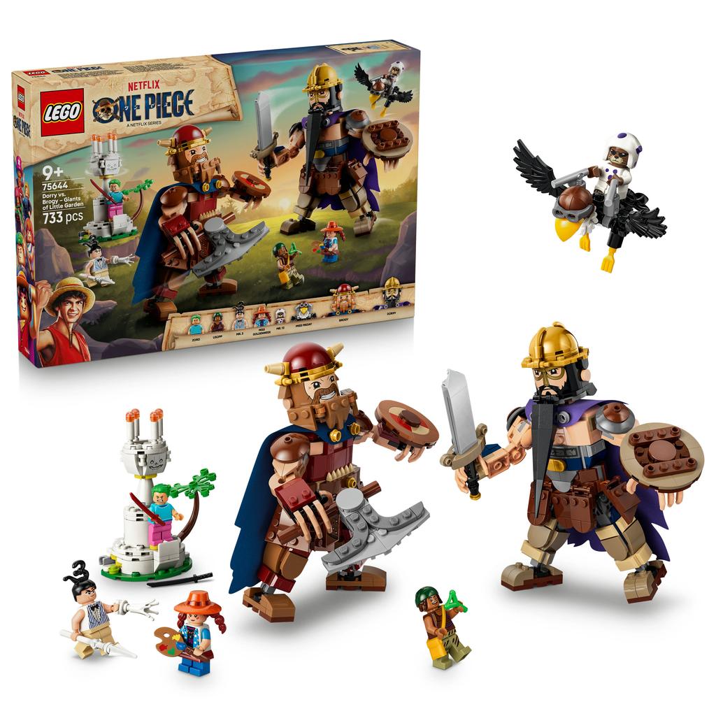 LEGO One Piece Dorry vs. Brogy – Reuzen van Kleine Gaarde 75644 Set