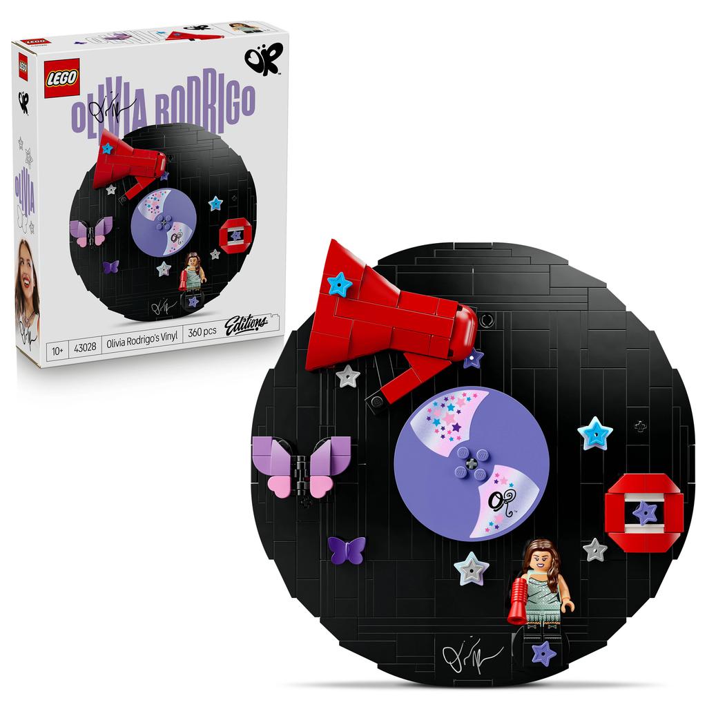 LEGO Editions Music Olivia Rodrigo's Vinylplaat Bouwpakket voor Kinderen 43028