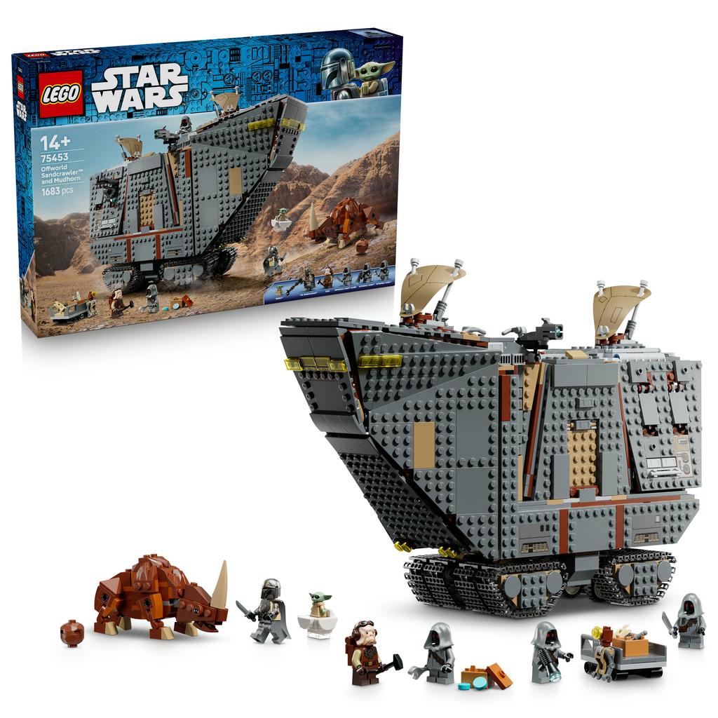 LEGO Star Wars Offworld Sandcrawler en Mudhorn Set 75453
