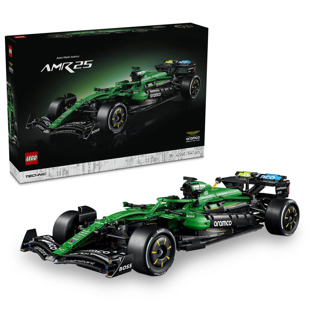 LEGO Technic Aston Martin Aramco AMR25 F1 Auto Bouwpakket voor Kinderen 42240