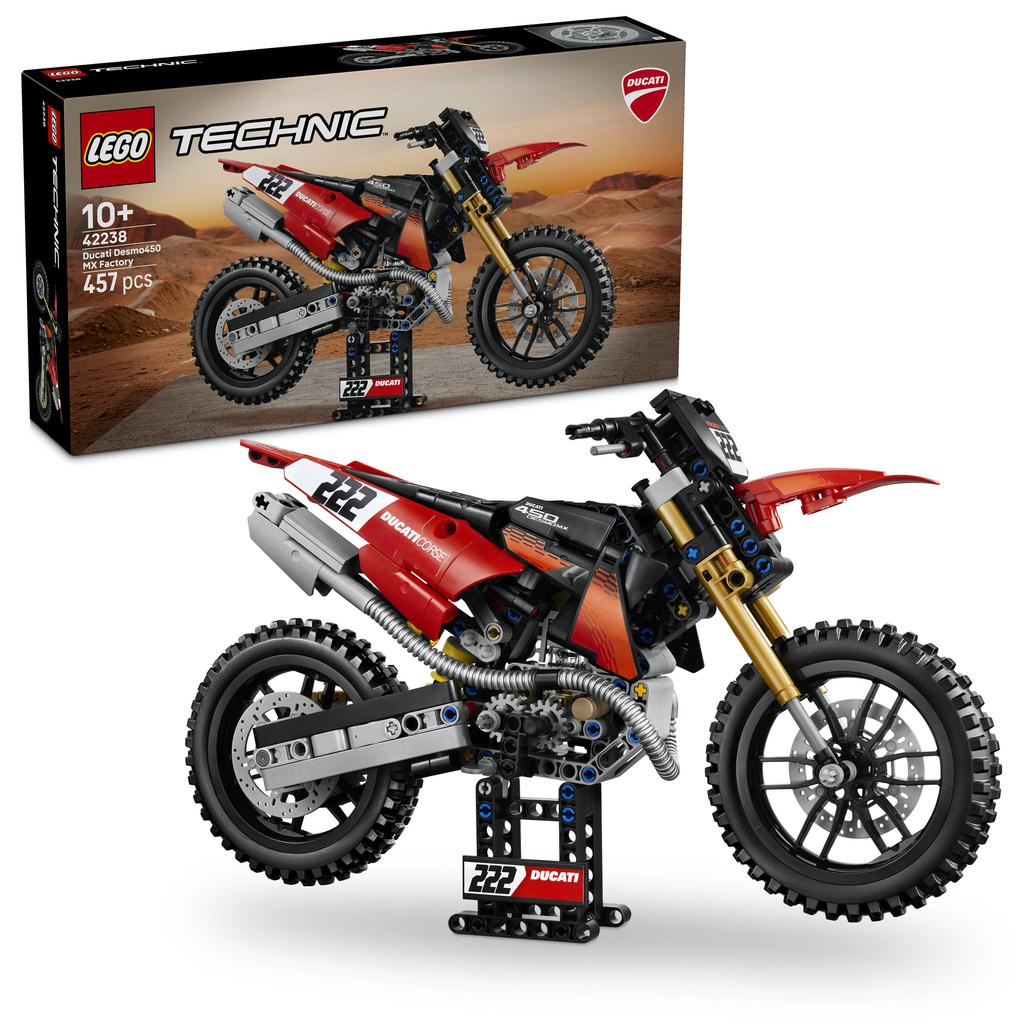 LEGO Technic Ducati Desmo450 MX Factory Motor Speelgoed 42238