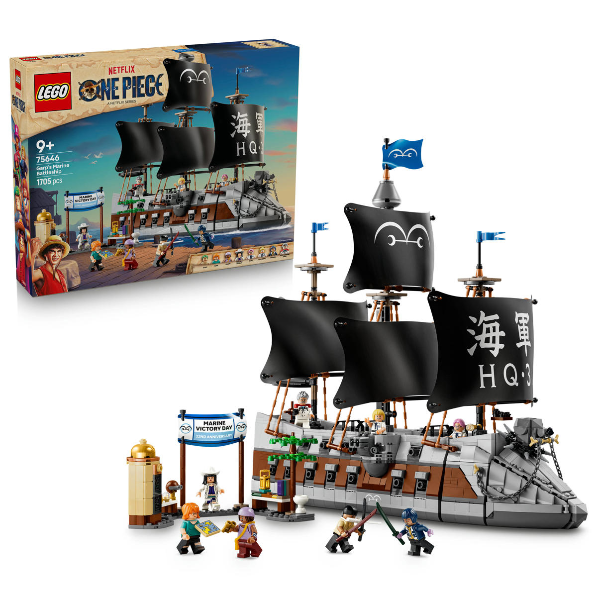 Het Slagschip van Garp Piraten Speelgoed 75646