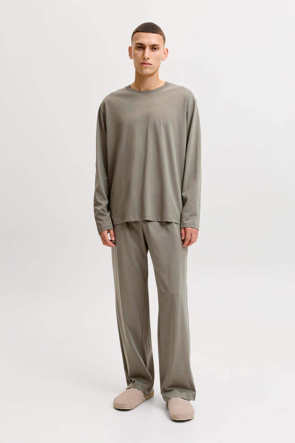 JACK & JONES pyjama set - olijfgroen
