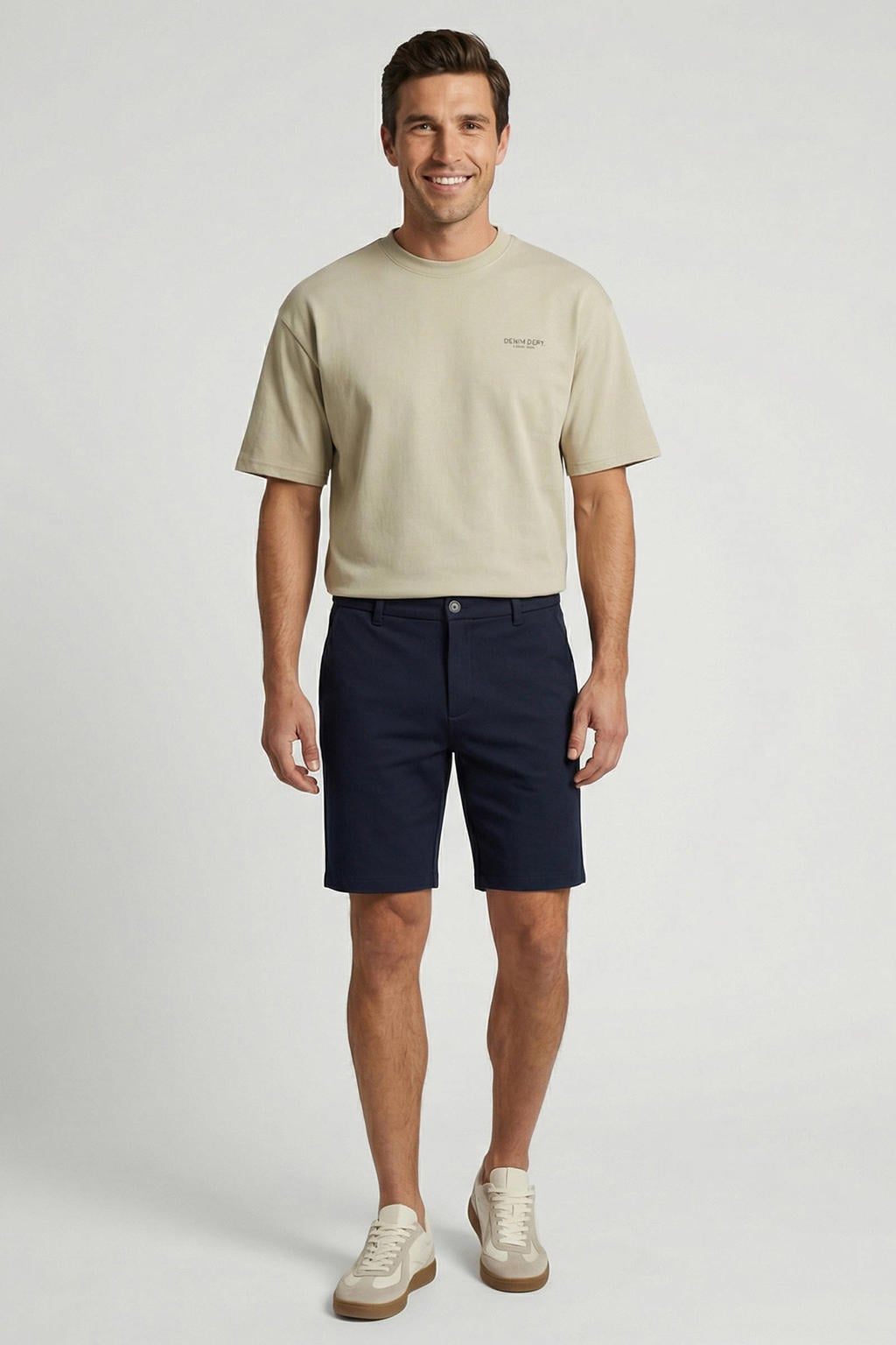 Cars regular casual short donkerblauw