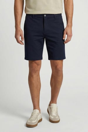 regular casual short donkerblauw