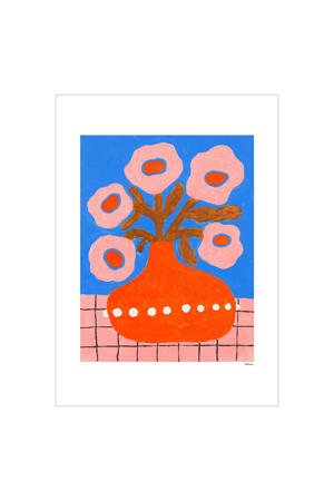 Poster - The Poster Club x Madelen Möllard - Flowers In a Pearl Vase (70 x 100 cm cm)