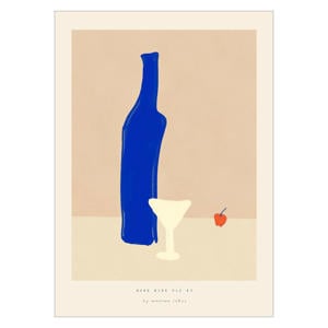 Poster - PSTR Studio - Maxime - More wine plz #3 (50 x 70 cm cm)