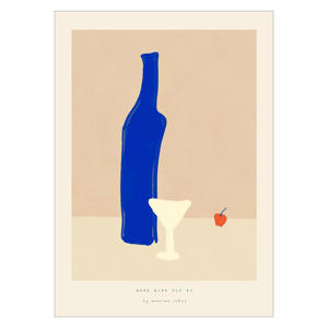 Poster - PSTR Studio - Maxime - More wine plz #3 (50 x 70 cm cm)
