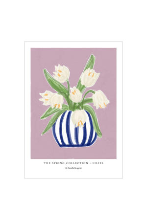 Poster - Camilla Bergqvist - Lilies (50 x 70 cm cm)