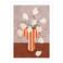 Poster & Frame Poster - The Poster Club x Frankie Penwill - White Flowers in Striped Vase  (30 x 40 cm cm)