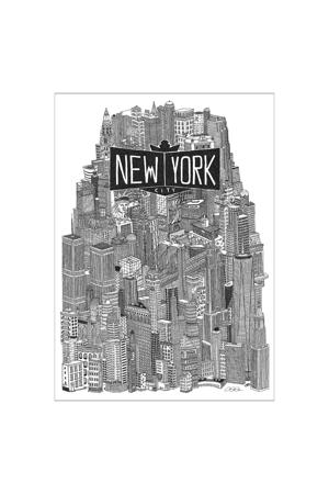 Poster - Benjamin Noir - New York (50 x 70 cm cm)
