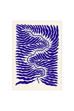 Poster - The Poster Club x Linnea Andersson - Little Blue (30 x 40 cm cm)