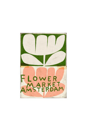 Poster - Marco Marella - Flower Market Amsterdam (50 x 70 cm cm)