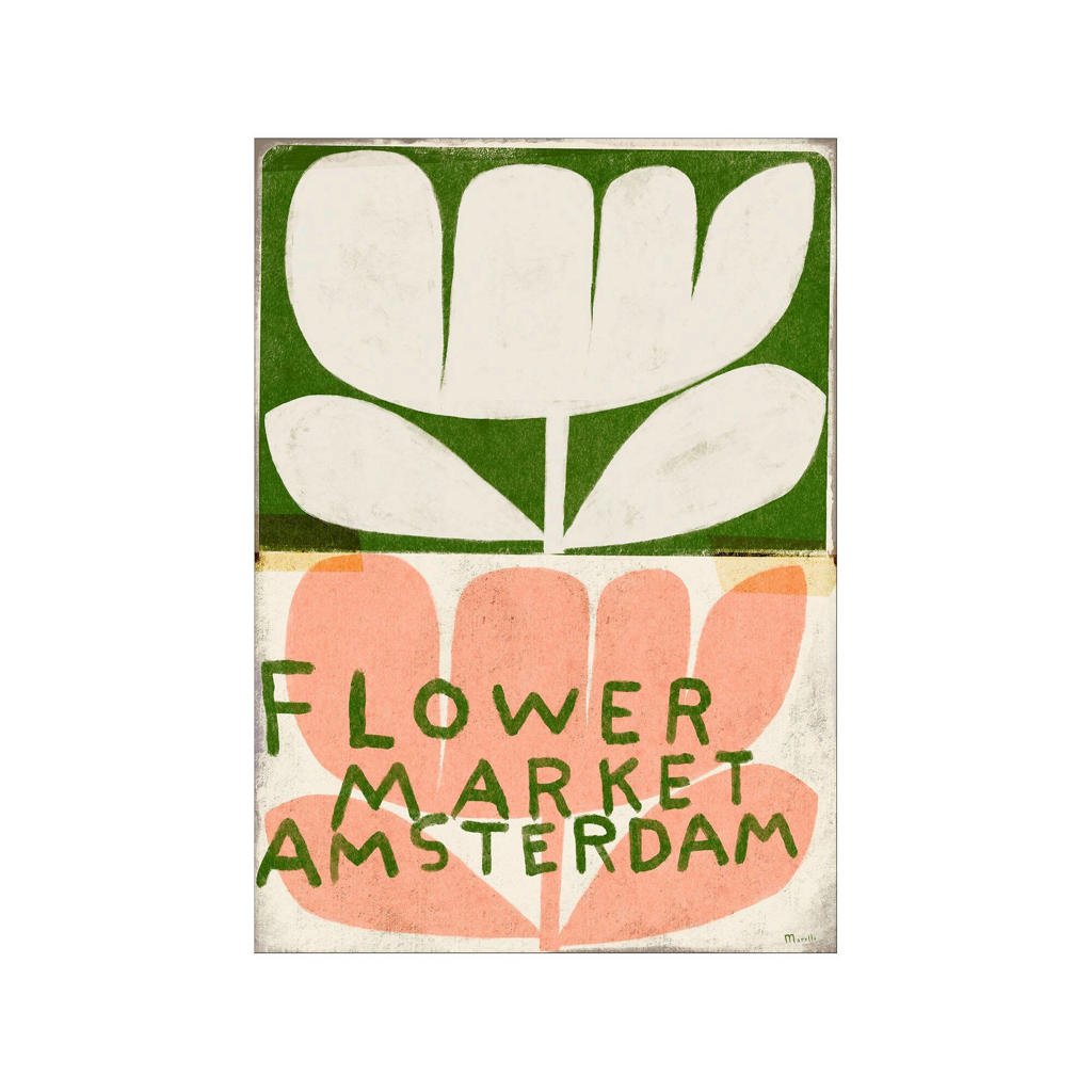 Poster & Frame Poster - Marco Marella - Flower Market Amsterdam (50 x 70 cm cm)