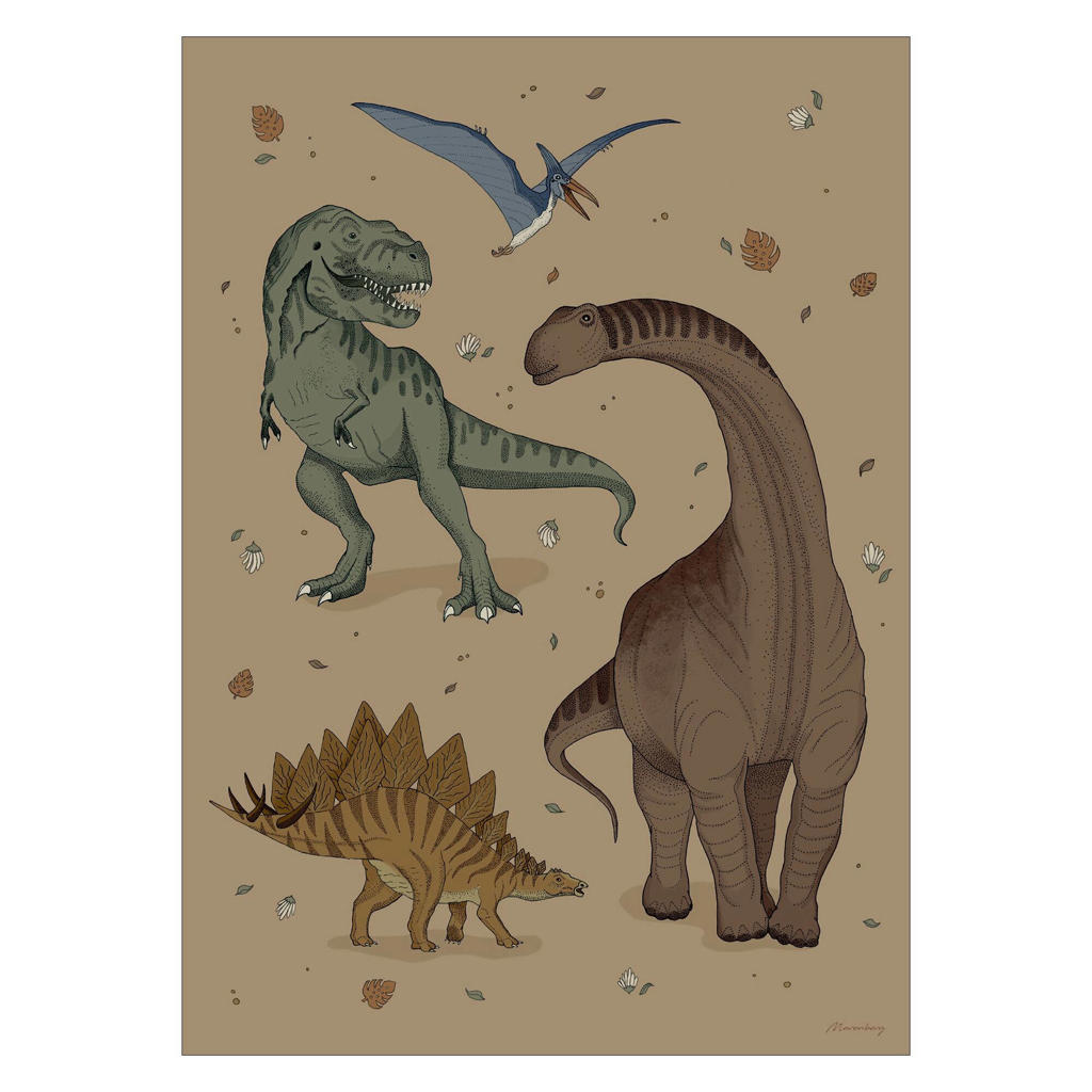Poster & Frame Poster - Marenberg - Dinosaurer (50 x 70 cm cm)