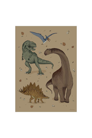 Poster - Marenberg - Dinosaurer (50 x 70 cm cm)