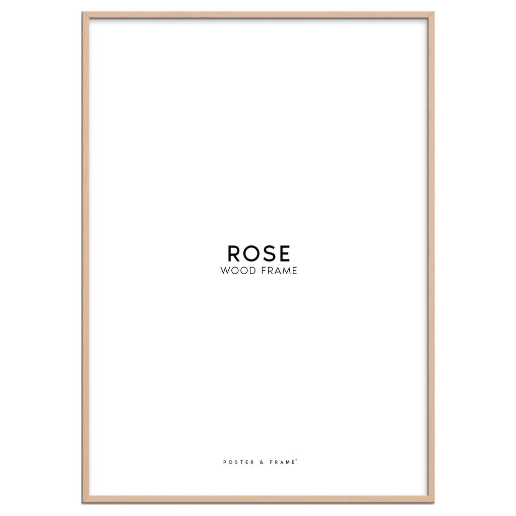 Poster & Frame houten lijst roze acryl (30 x 40 cm cm)