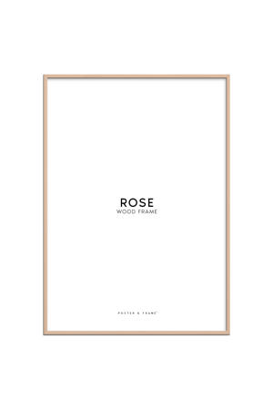 houten lijst roze acryl (30 x 40 cm cm)