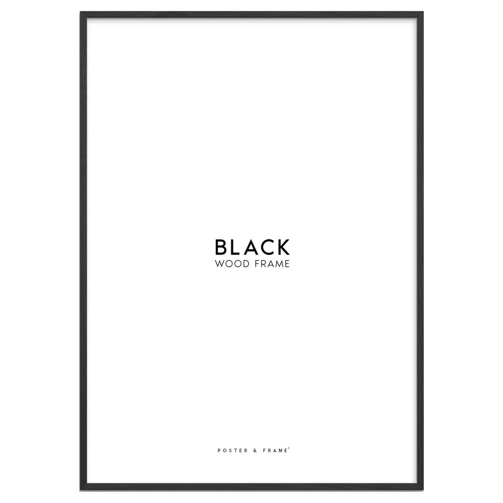 Poster & Frame houten lijst zwart acryl (29.7 x 42 cm cm)
