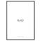 Poster & Frame houten lijst zwart acryl  (29.7 x 42 cm  cm)