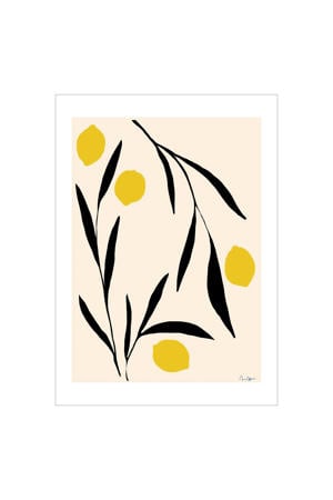 Poster - The Poster Club x Anna Mörner - Lemon (50 x 70 cm cm)