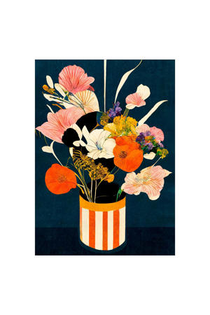 Poster - Treechild - Flowers At Night (30 x 40 cm cm)