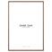 Poster & Frame houten lijst donker eiken acryl - A3 (50 x 70 cm cm)