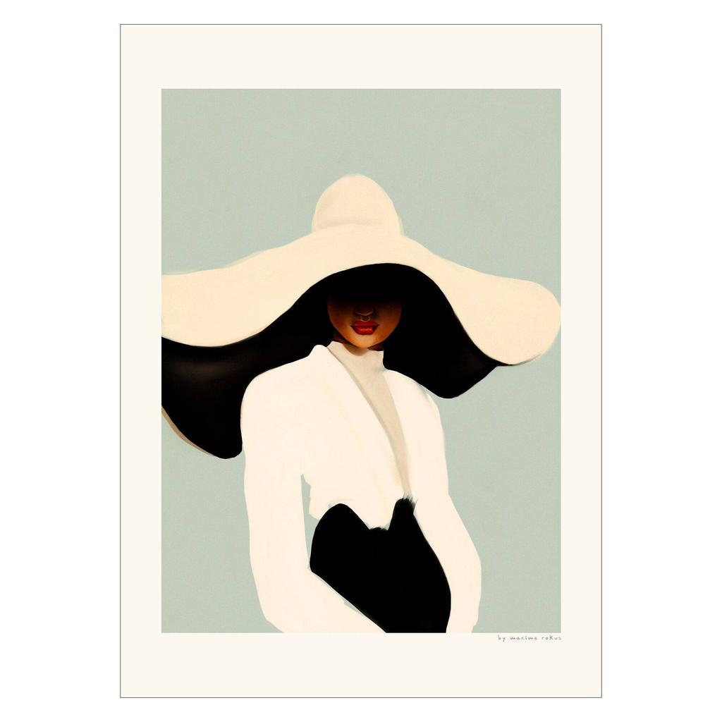 Poster & Frame Poster - PSTR Studio - Maxime - Coco noir (30 x 40 cm cm)