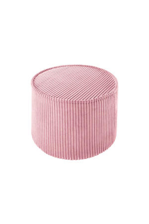 Roze Mousse Poef 