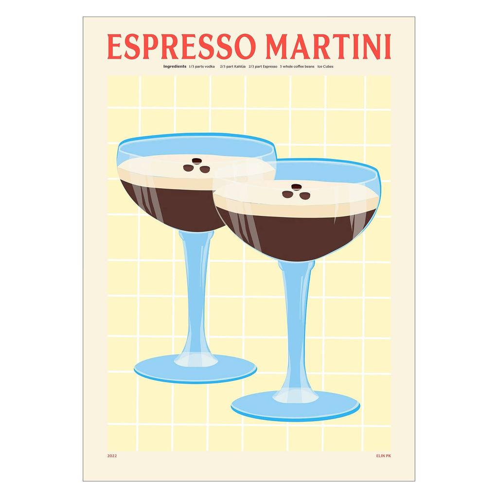 Poster & Frame Poster - PSTR Studio - PSTR studio x Elin PK - Espresso Martini (70 x 100 cm cm)