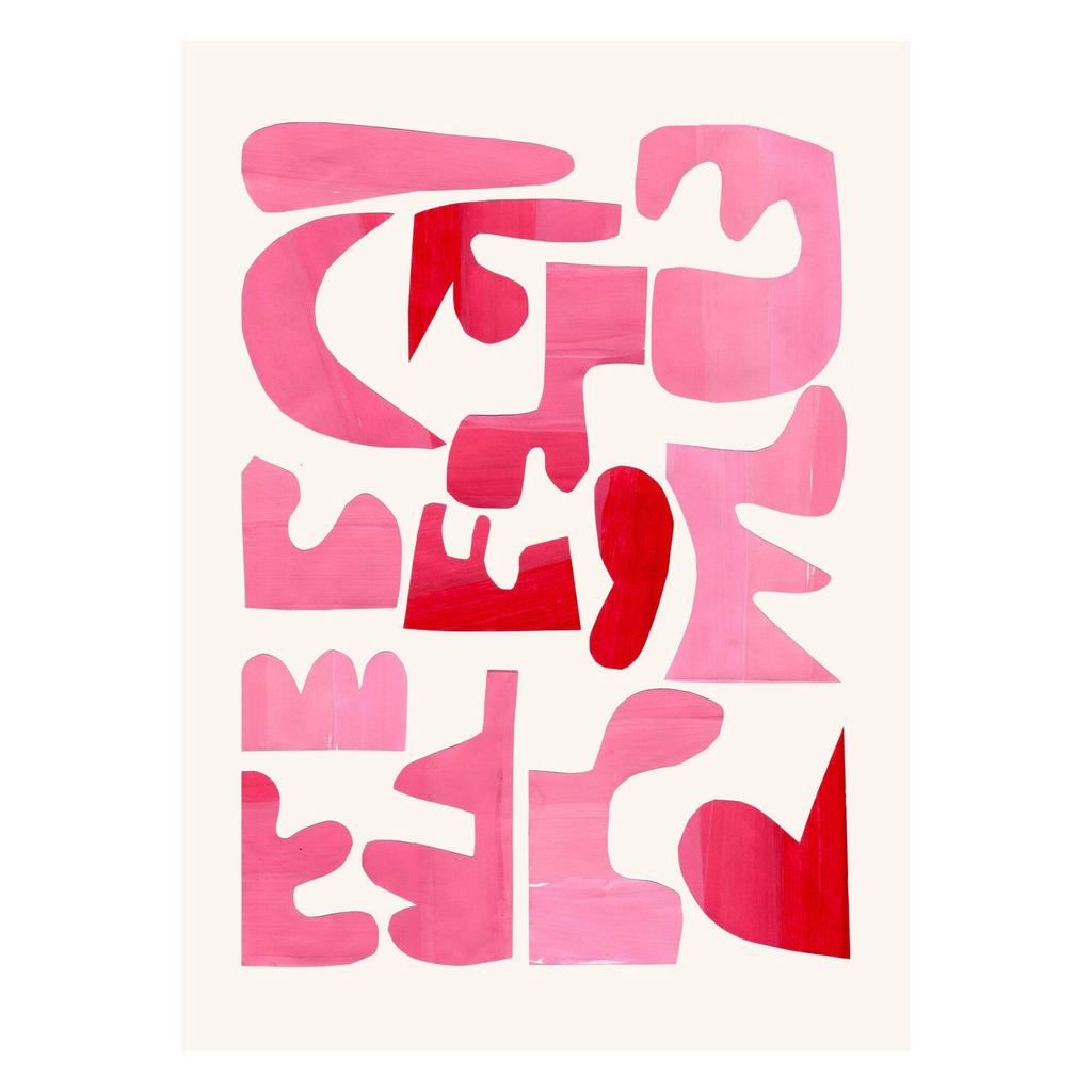 Poster & Frame Poster - Ejaaz Haniff - A Pink Puzzle (30 x 40 cm cm)