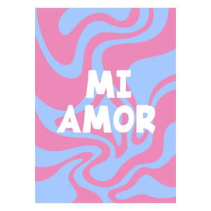 Poster - Yuli Saputra - Mi Amor (50 x 70 cm cm)
