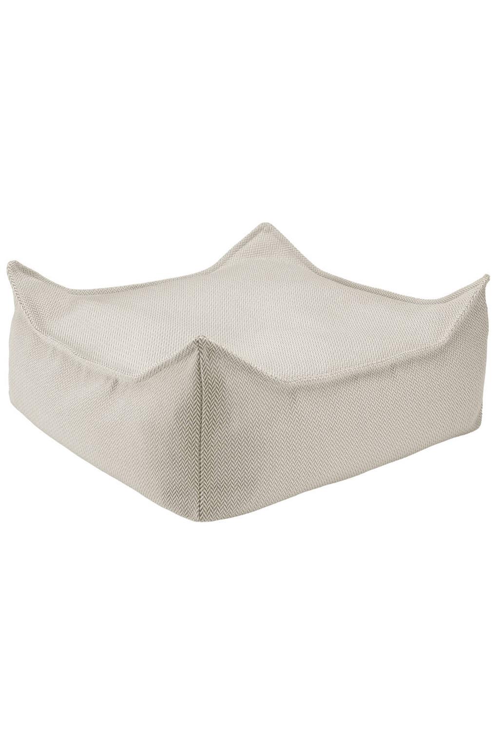 Wigiwama Aardekleurige Outdoor Vierkante Ottoman