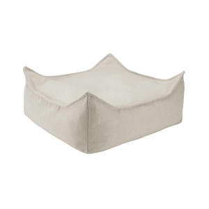 Aardekleurige Outdoor Vierkante Ottoman