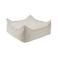 Wigiwama Aardekleurige Outdoor Vierkante Ottoman