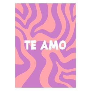 Poster - Yuli Saputra - Te Amo (30 x 40 cm cm)