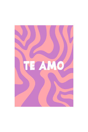 Poster - Yuli Saputra - Te Amo (30 x 40 cm cm)
