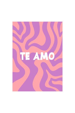 Poster - Yuli Saputra - Te Amo (30 x 40 cm cm)