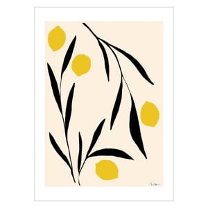 Poster - The Poster Club x Anna Mörner - Lemon (30 x 40 cm cm)