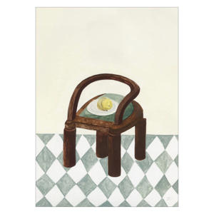 Poster - The Poster Club x Isabelle Vandeplassche - Chair with Fruit (70 x 100 cm cm)