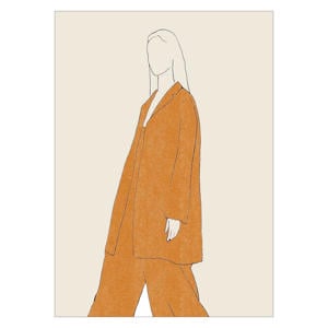 Poster - The Poster Club x Chloe Purpero Johnson - Comfy Suit (50 x 70 cm cm)